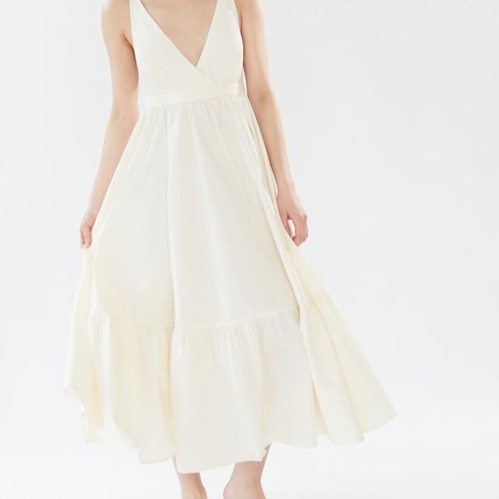 Urban outfitters long white dress
